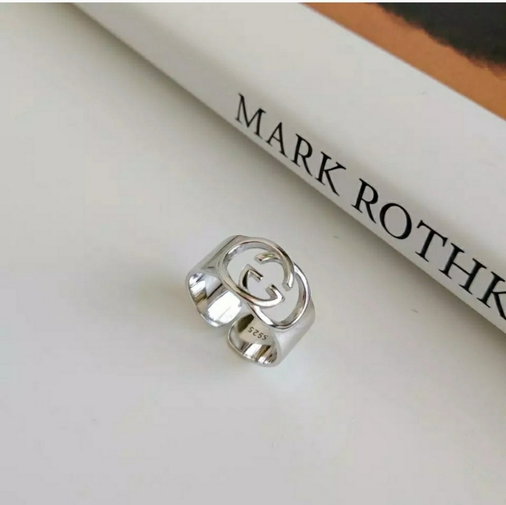 GG silver RING